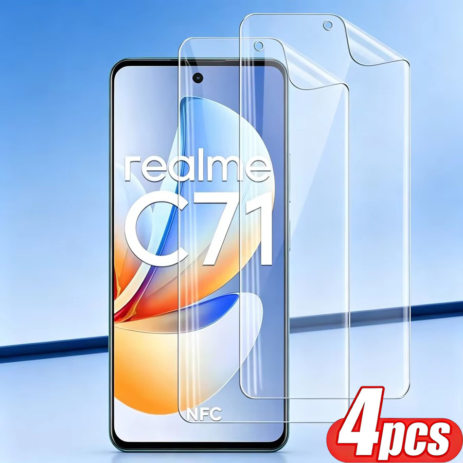Realme Note 50 - 4 قطع من واقي الشاشة الهيدروجيلي