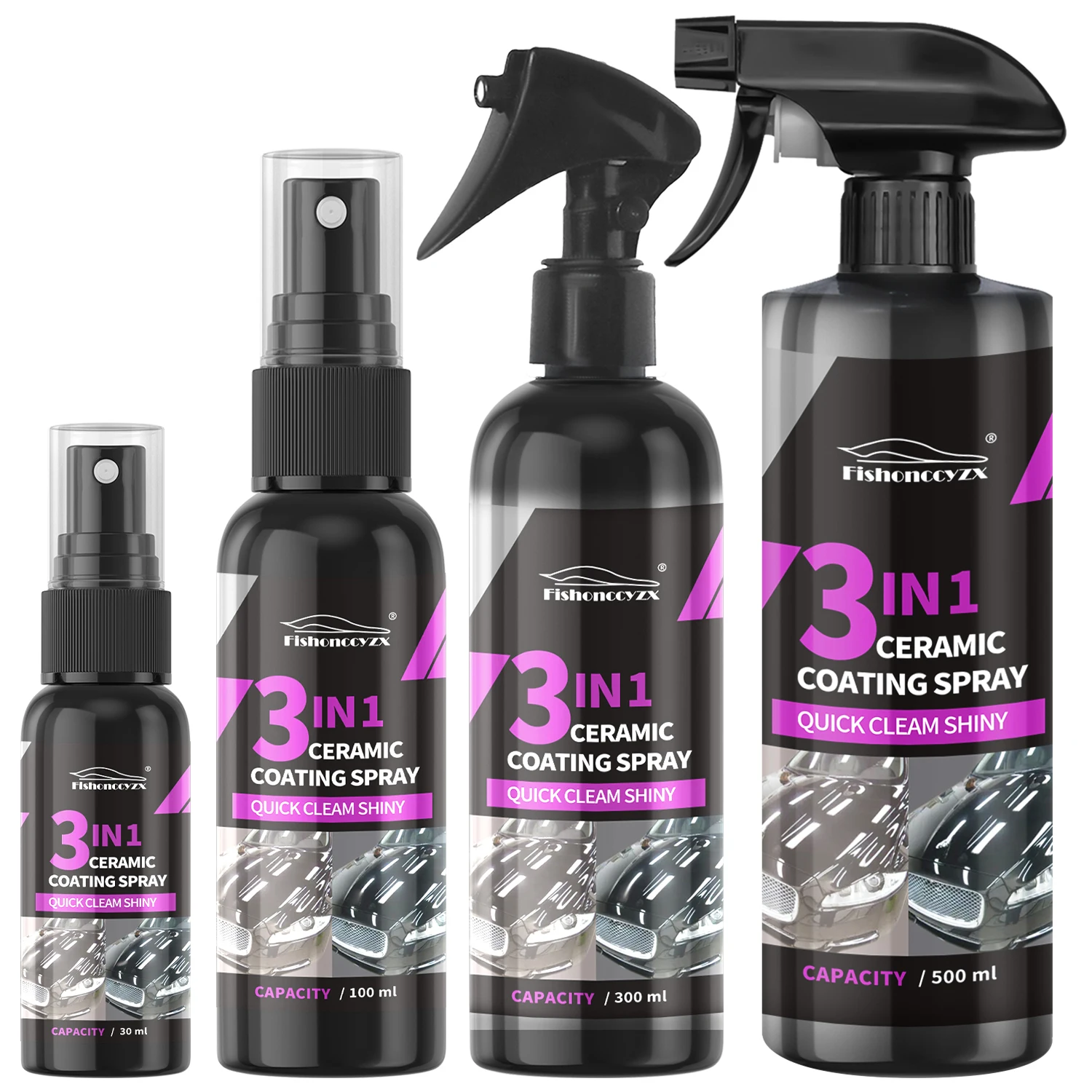 Nano Liquid Coating - 3 في 1 سيارة السيراميك السائل