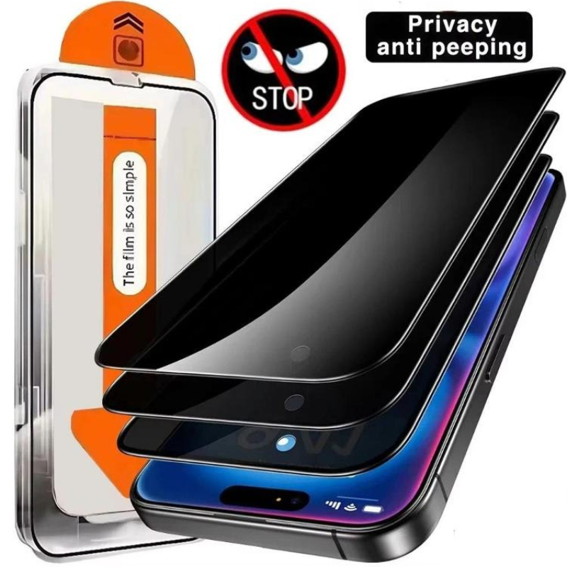 Realme C67 - واقي شاشة زجاجي مضاد للتجسس لهواتف