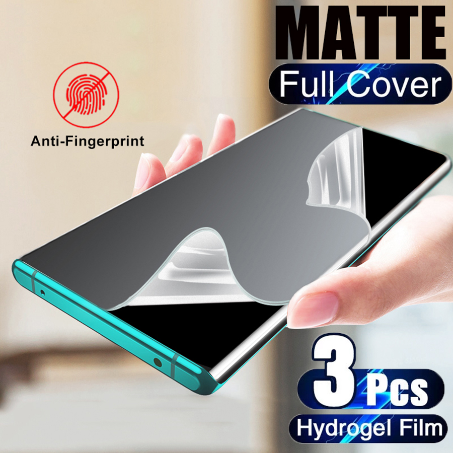 Realme Gt 6 - 3 قطعة ماتي هيدروجيل فيلم ل