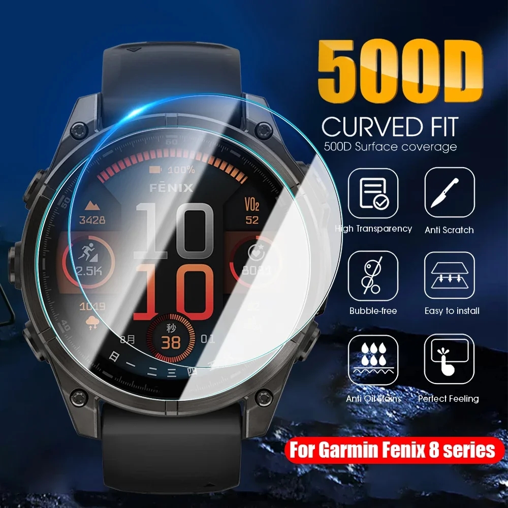 Smartwatch Screen Film - 1/5 قطعة 9H HD الزجاج المقسى