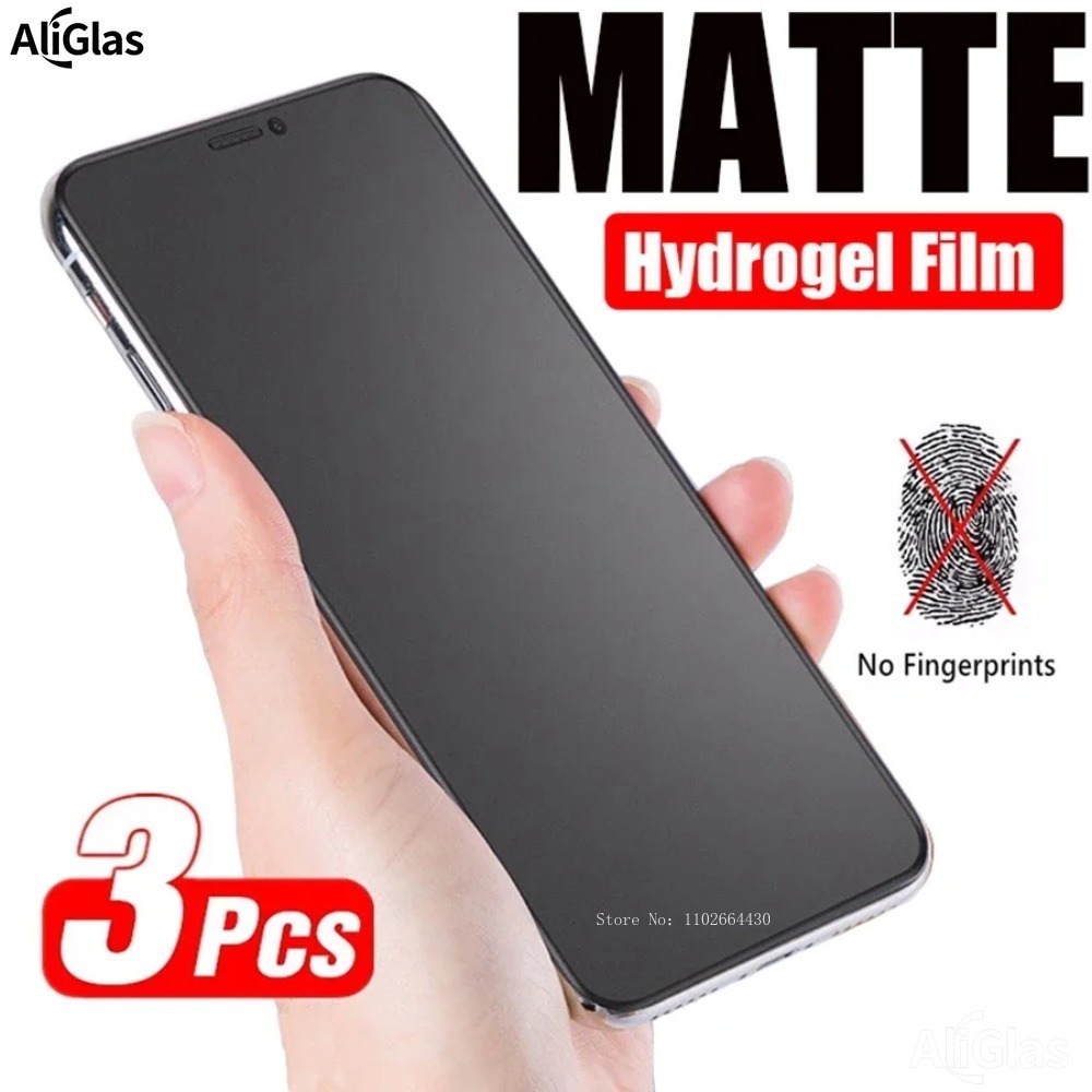 Matte Anti Glare Screen - 3 قطعة غطاء كامل الجبهة ماتي