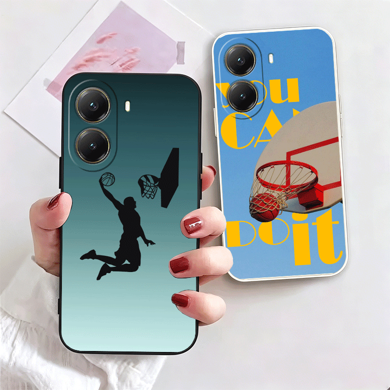 Xiaomi Poco X6 - غطاء هاتف ناعم بتصميم رياضي لكرة
