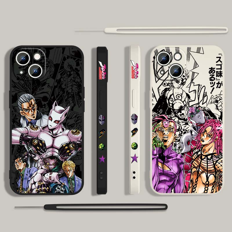 جراب هاتف سائل بتصميم أنمي JOJ - مراجعة Apple Iphone 15 Pro Max وسعره