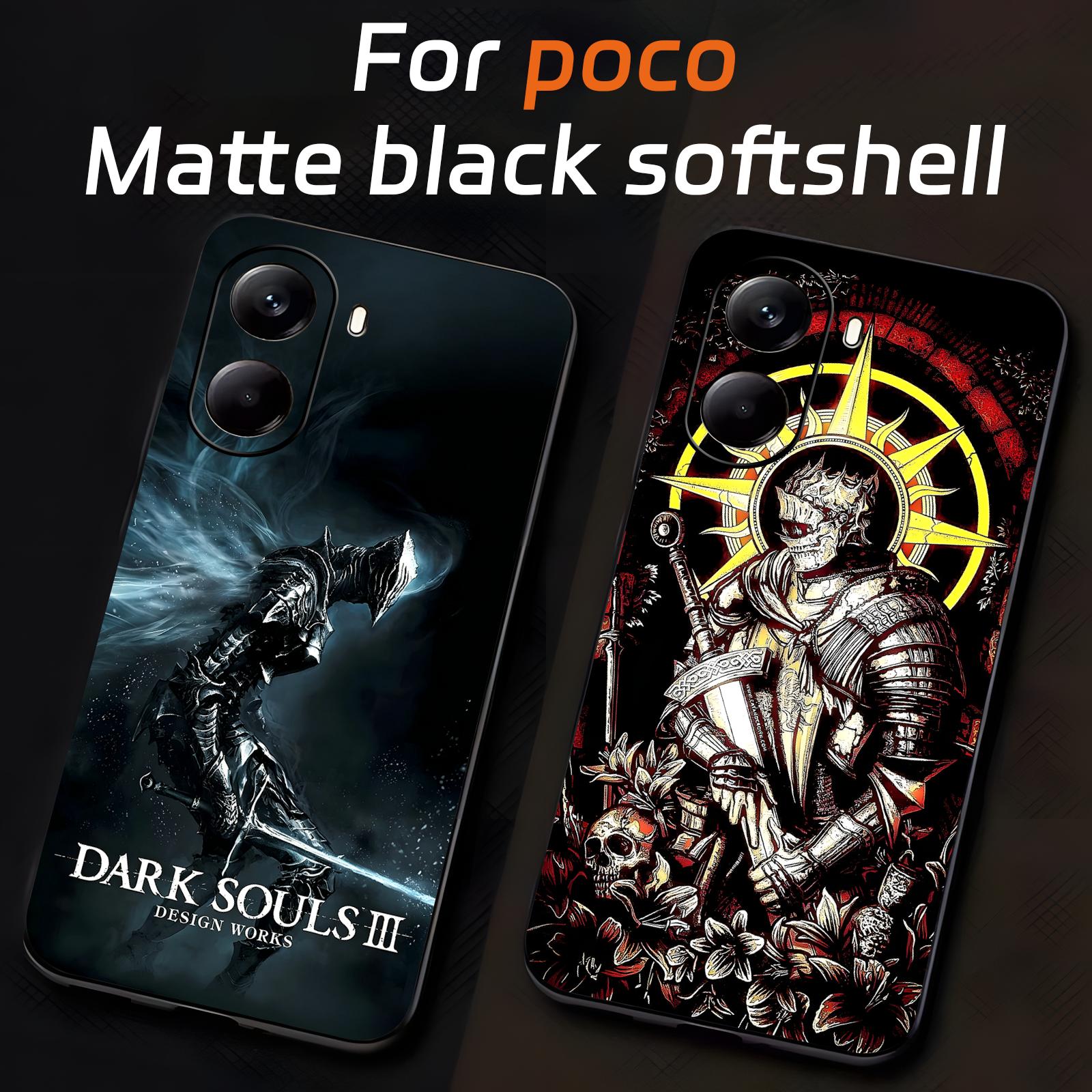 غلاف هاتف بتصميم لعبة DARK SOU - مراجعة Xiaomi Poco X6 وسعره