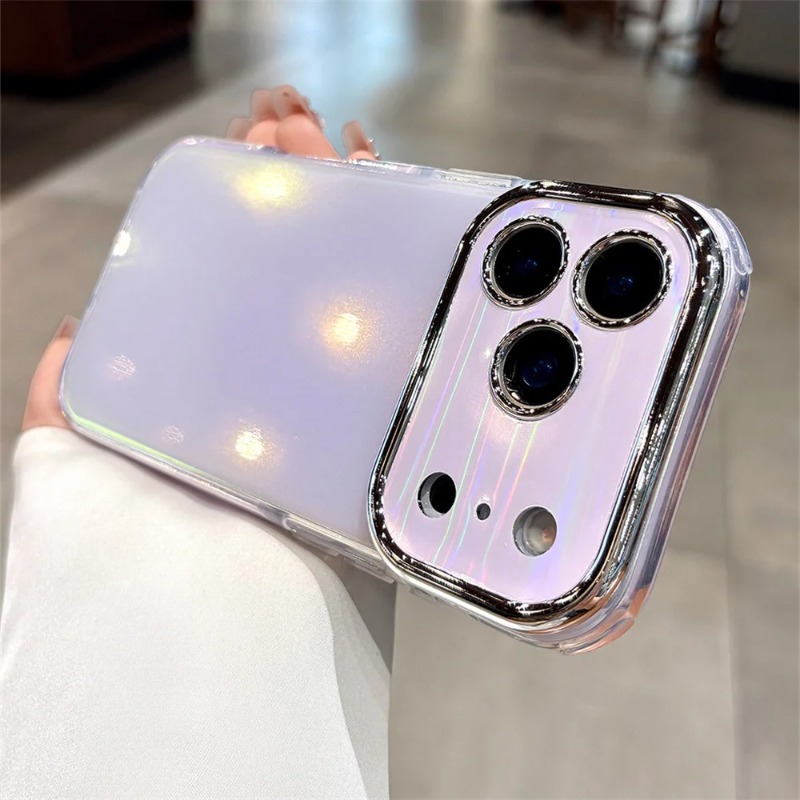 غطاء هاتف لامع بألوان حلوى مع  - مراجعة Camera Lens Protector وسعره
