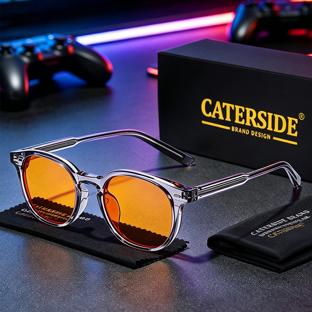 نظارات CATERSIDE للرجال بتصميم - مراجعة Anti Blue Light Film وسعره