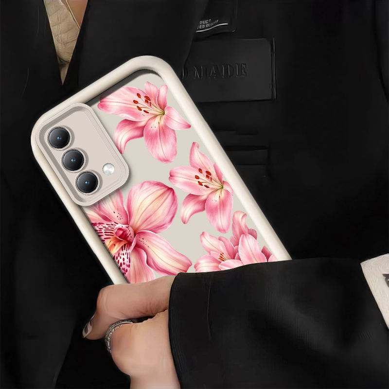 غطاء هاتف بنقشة زهرة الزنبق ال - مراجعة Realme C67 وسعره