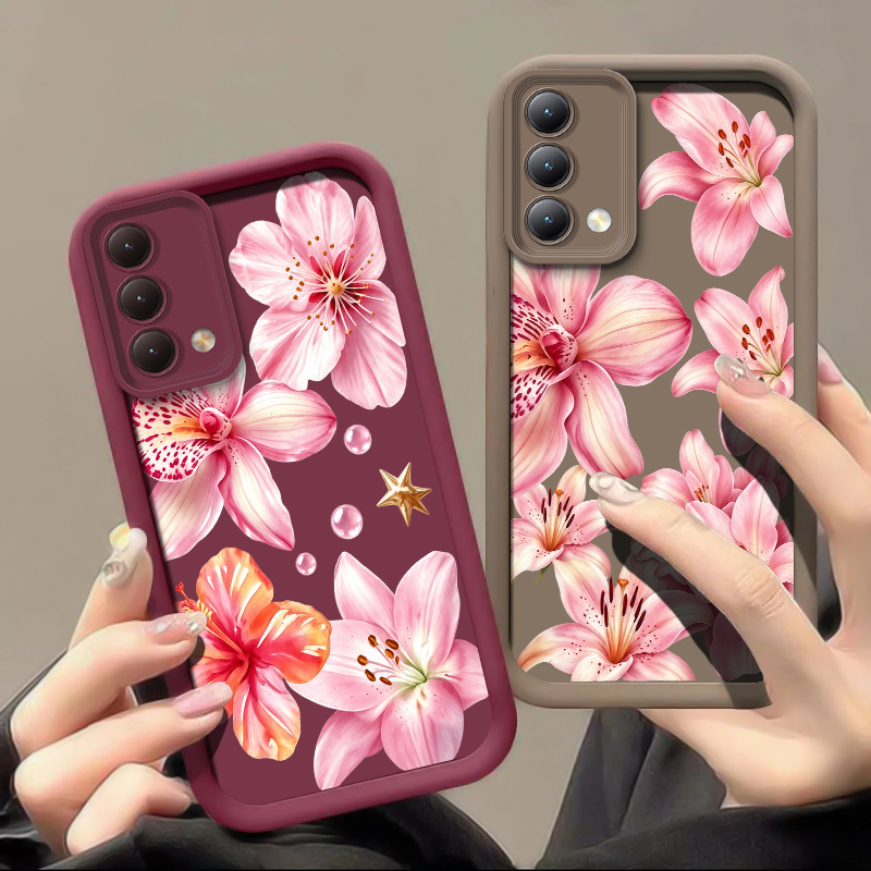 غطاء هاتف بنقشة زهرة الزنبق ال - مراجعة Realme C67 وسعره