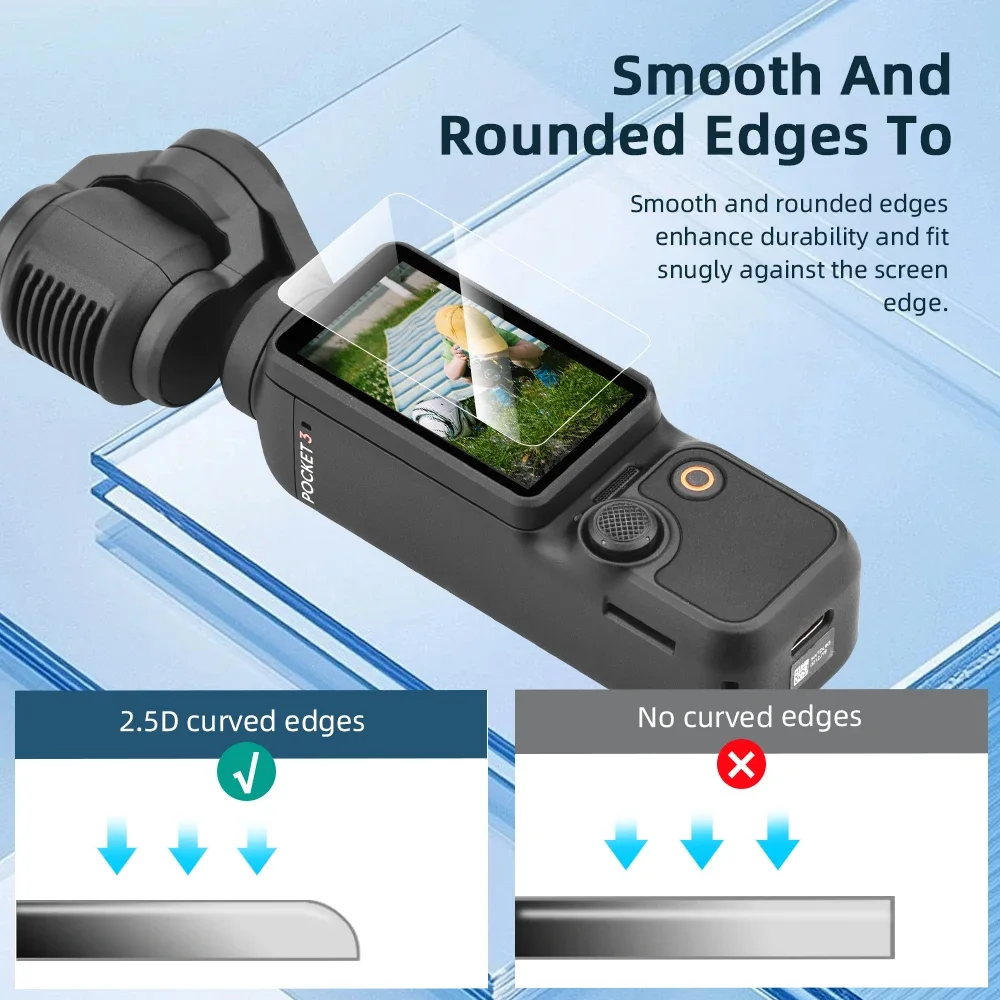 واقي شاشة من BRDRC لـ DJI OSMO - مراجعة Glass Protector Auto وسعره