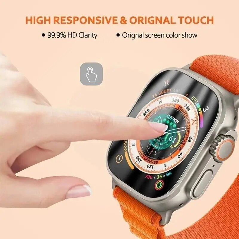 واقي شاشة لساعة أبل ، السلسلة  - مراجعة Smartwatch Screen Film وسعره
