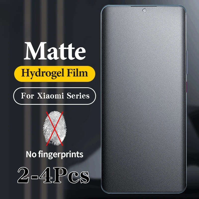 2-4 قطعة ماتي سيليكون مرنة لين - مراجعة Matte Anti Glare Screen وسعره