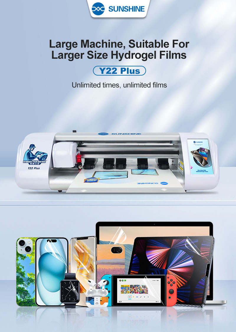 أشعة الشمس 16 بوصة Y22 Plus غي - مراجعة Screen Protector Cutter وسعره