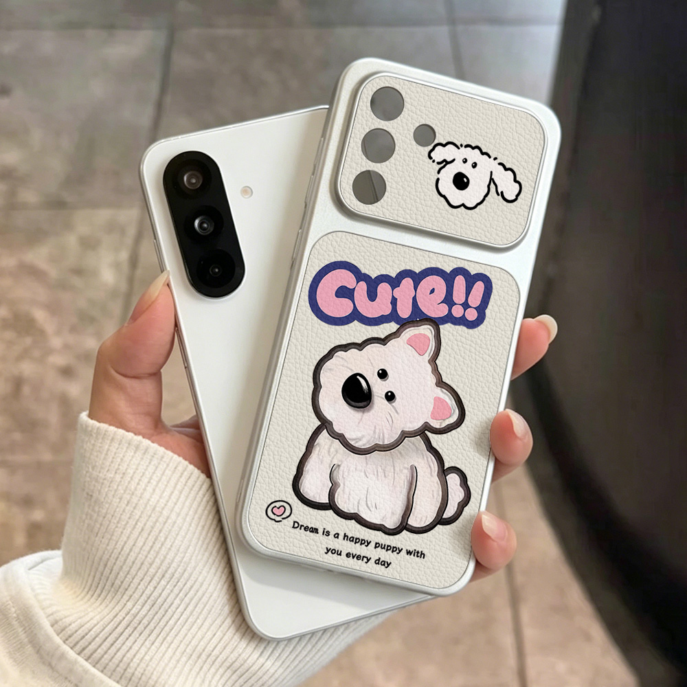 غطاء هاتف لطيف بتصميم كلب كرتو - مراجعة Camera Lens Protector وسعره