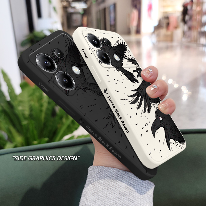 غطاء هاتف سيليكون أسود بتصميم  - مراجعة Xiaomi Poco X6 وسعره