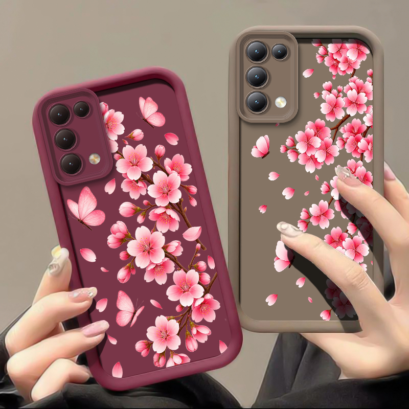 غطاء هاتف بتصميم زهور وردية له - مراجعة Realme Note 50 وسعره