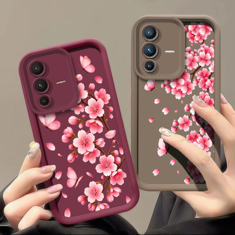 غطاء هاتف بتصميم زهور الكرز ال - مراجعة Vivo V40 وسعره